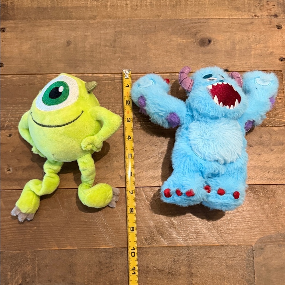 Monsters Inc. Plush dog Toy Set - sully and Mike wazowski